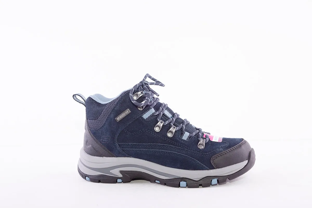 SKECHERS - 167004 TREGO ALPINE TRAIL LACED HIKER BOOT - NAVY