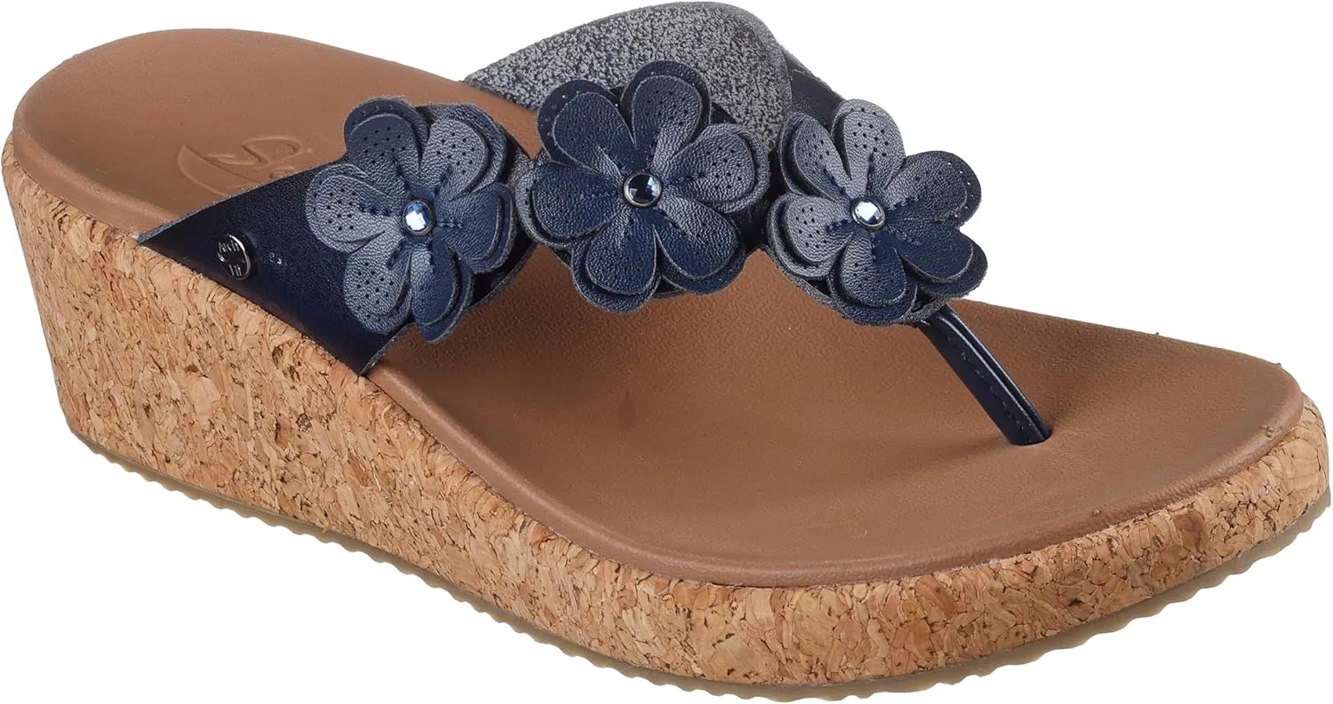 Skechers Women's Archfit Beverlee-Rare Blossom Flip-Flop