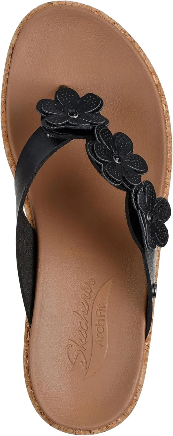 Skechers Women's Archfit Beverlee-Rare Blossom Flip-Flop