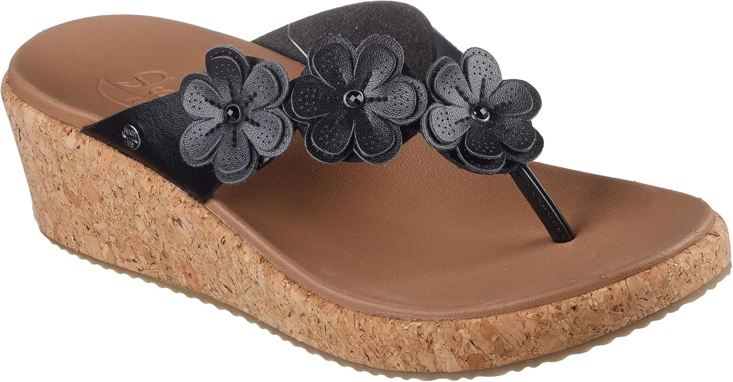 Skechers Women's Archfit Beverlee-Rare Blossom Flip-Flop