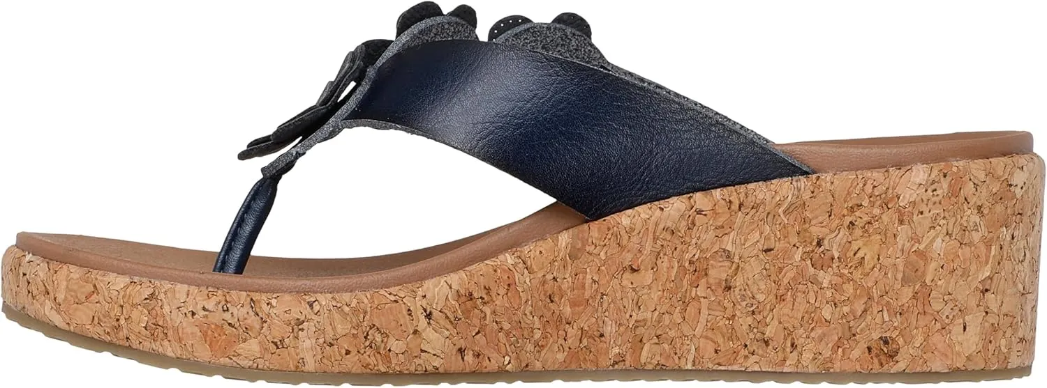 Skechers Women's Archfit Beverlee-Rare Blossom Flip-Flop