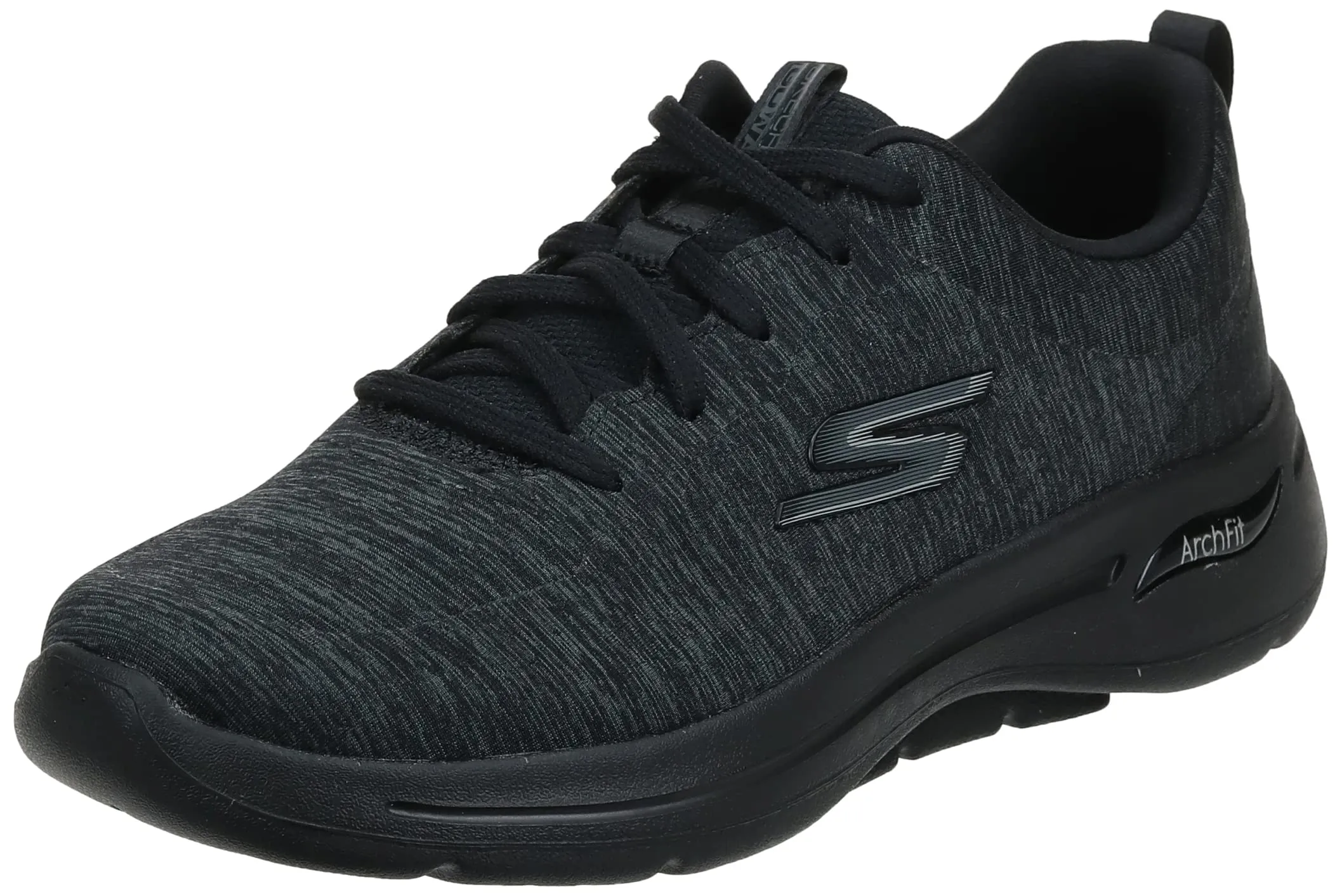 Skechers Women's, Gowalk Arch Fit - Moon Shadows Sneaker 7.5 Black/Black