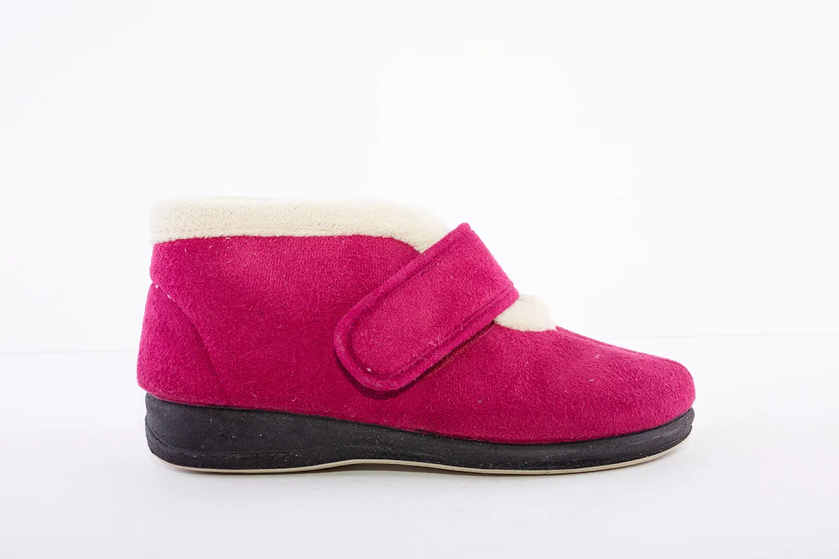 SLEEPERS - LS342 Bootee Slipper Wine