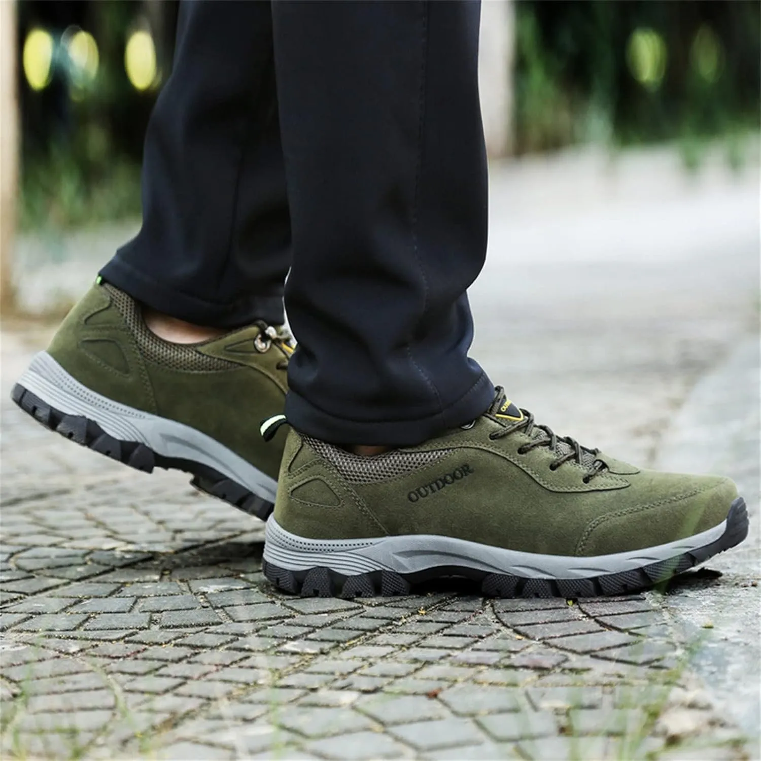 Slip on Loafers Men’s Hiking Shoes Lightweight Walking Shoes Comfortable Trekking and Trail Shoes for Outdoor Driving