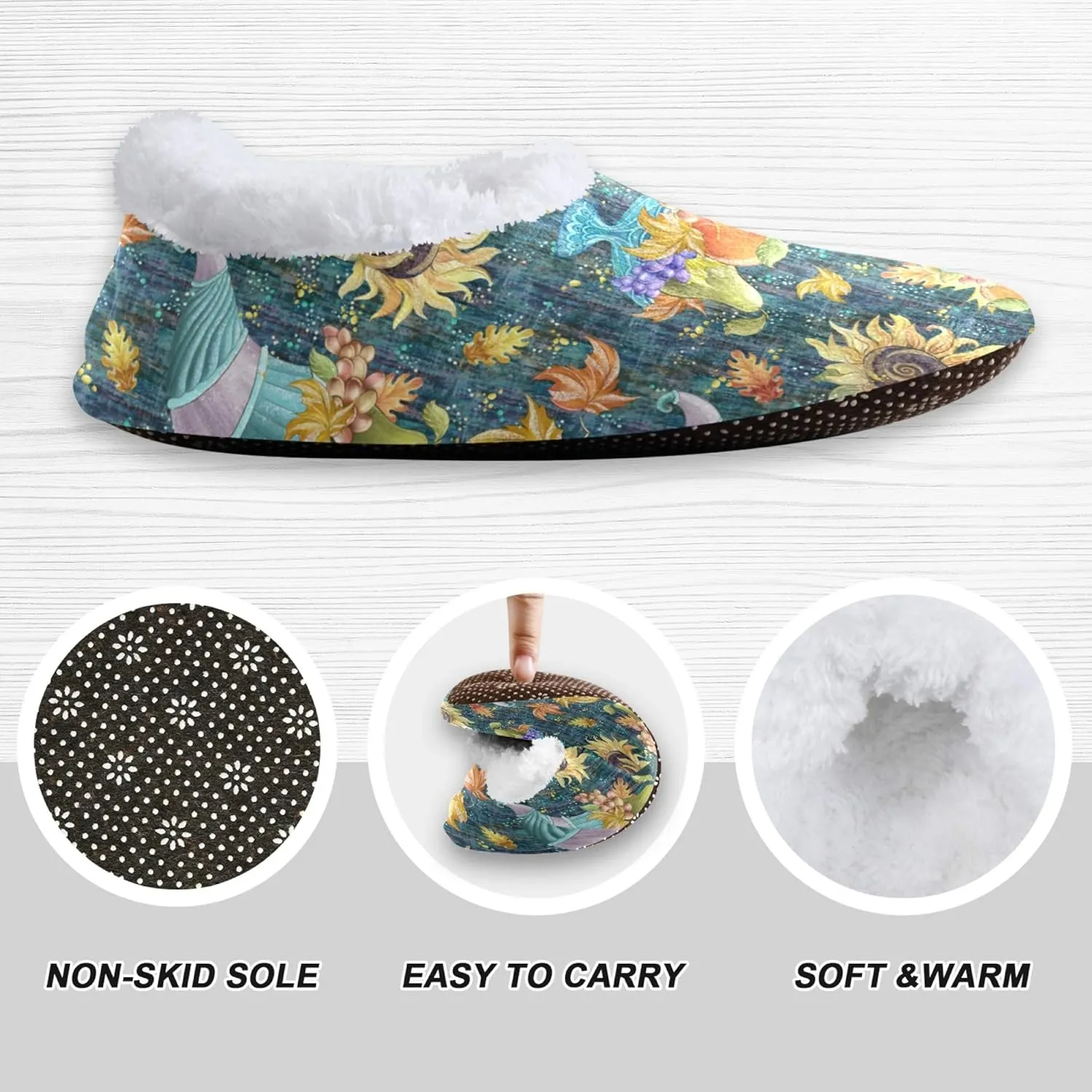 Slipper for Women and Men Fuzzy Memory Foam Soft House Shoes Anti-Skid Sole Coral Fleece House Slipper Beagle Dog On Brown M-XXL