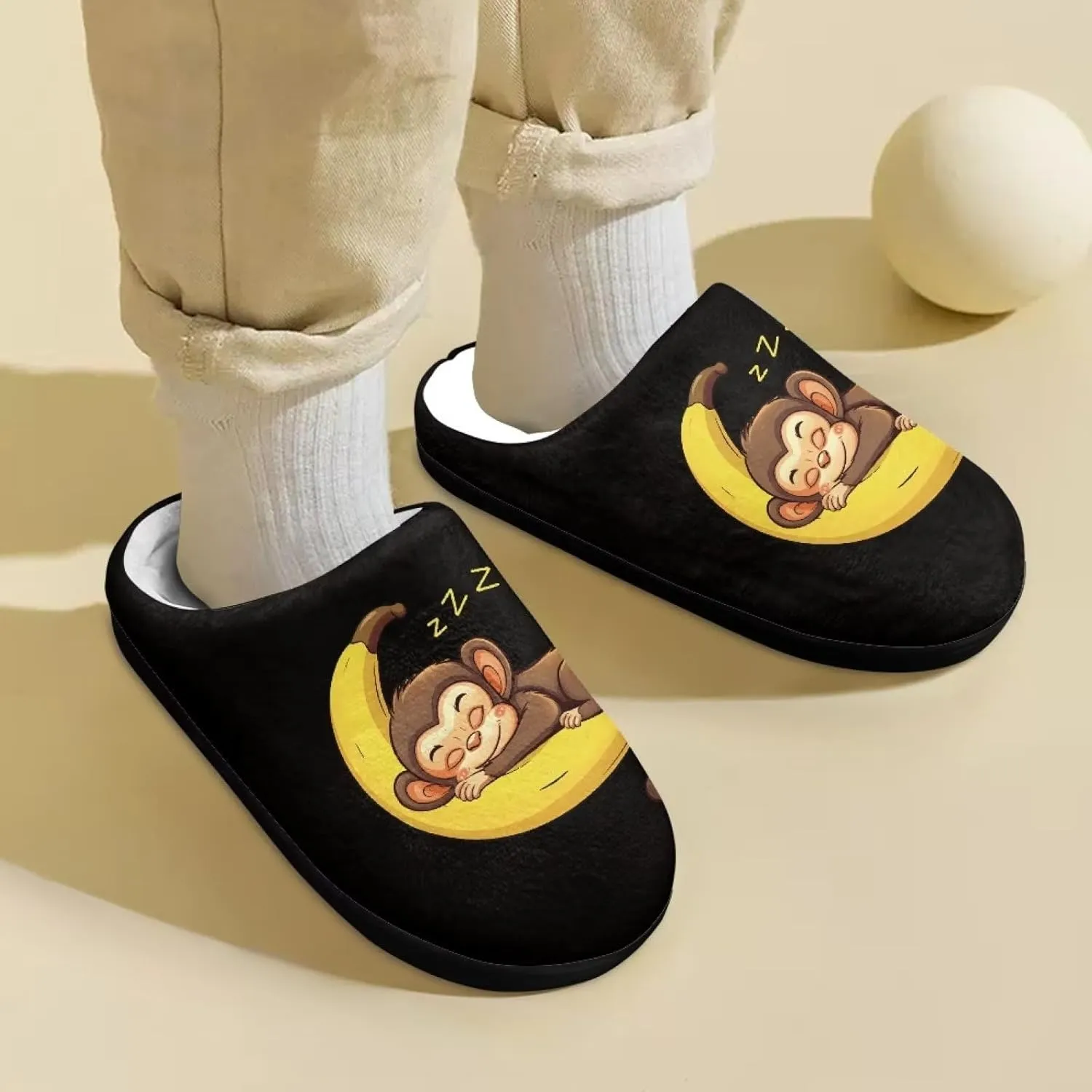 Slippers for Boys Girls Non-slip House Slipper Lightweight Warm Winter Slippers for Kids