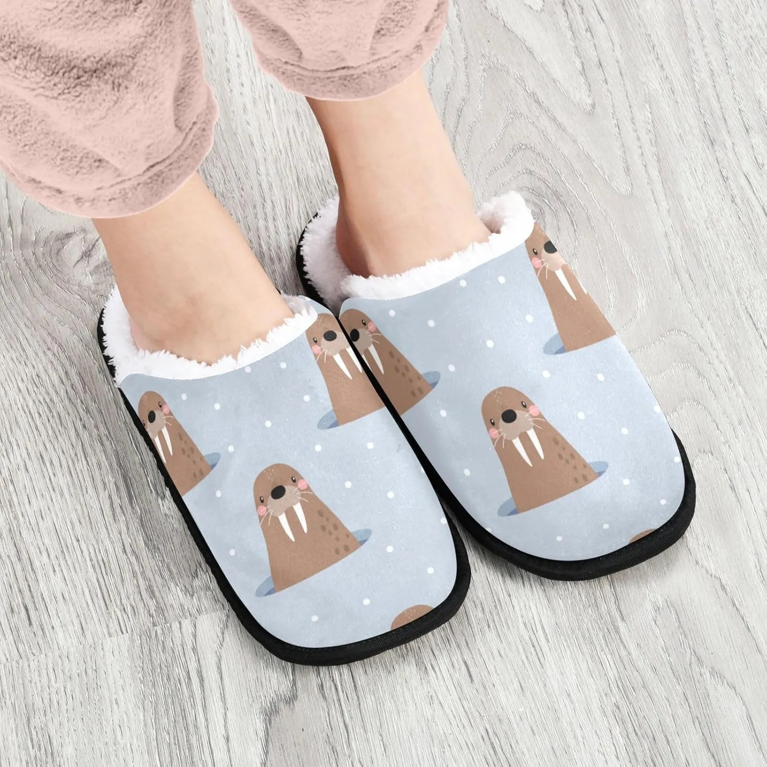 Slippers Women Men?Indoor House Slippers Soft Memory Foam Non-Slip Home Slipper Shoes For Winter Bedroom Hotel Travel Spa