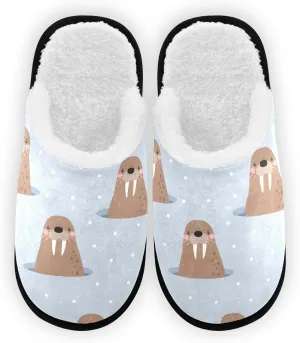 Slippers Women Men?Indoor House Slippers Soft Memory Foam Non-Slip Home Slipper Shoes For Winter Bedroom Hotel Travel Spa