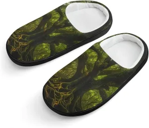 South Carolina Angel Oak Tree Kids Toddler Cotton Slippers Slip-on House Shoes for Bedroom Indoor Outdoor