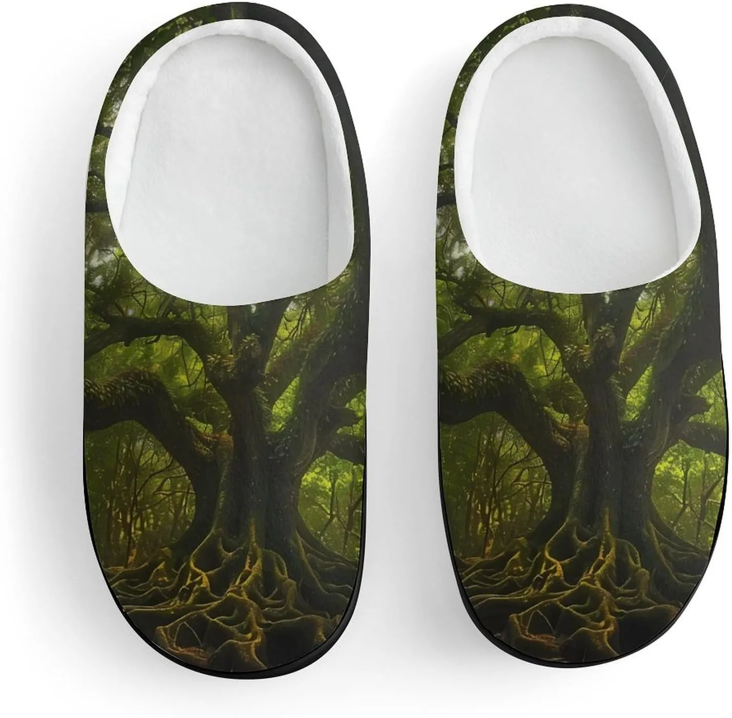 South Carolina Angel Oak Tree Kids Toddler Cotton Slippers Slip-on House Shoes for Bedroom Indoor Outdoor