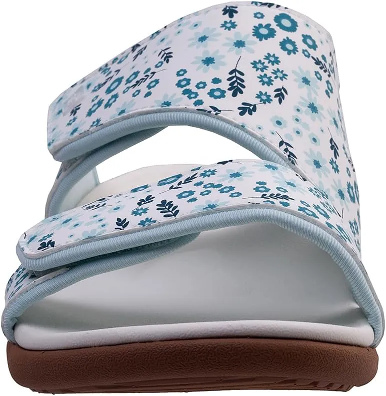 Spenco Women's Kholo Dainty Floral Slide Sandal