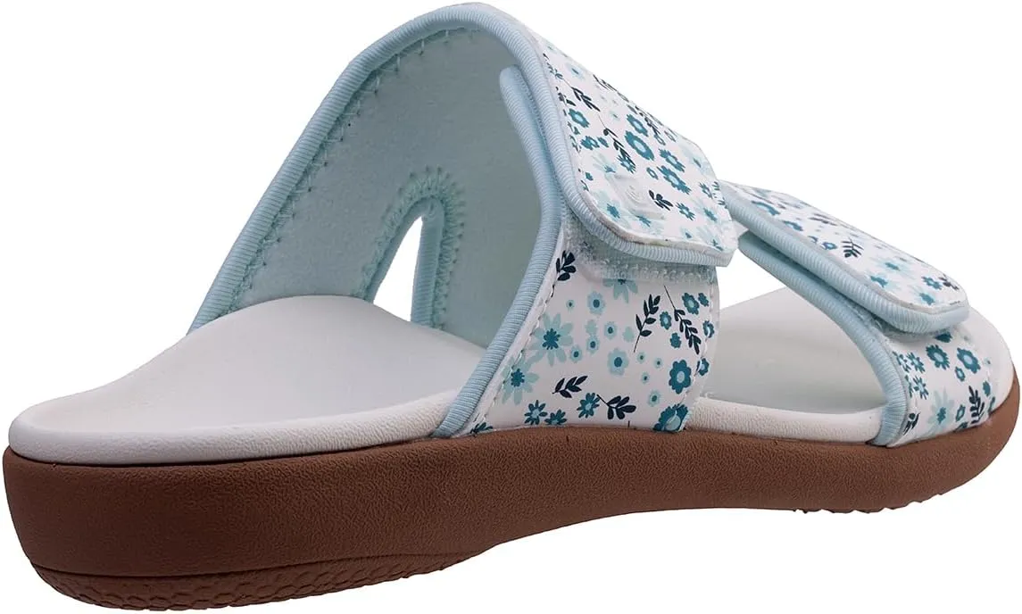 Spenco Women's Kholo Dainty Floral Slide Sandal
