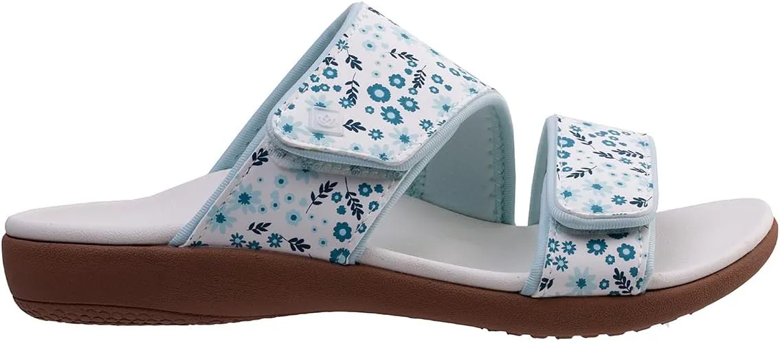 Spenco Women's Kholo Dainty Floral Slide Sandal