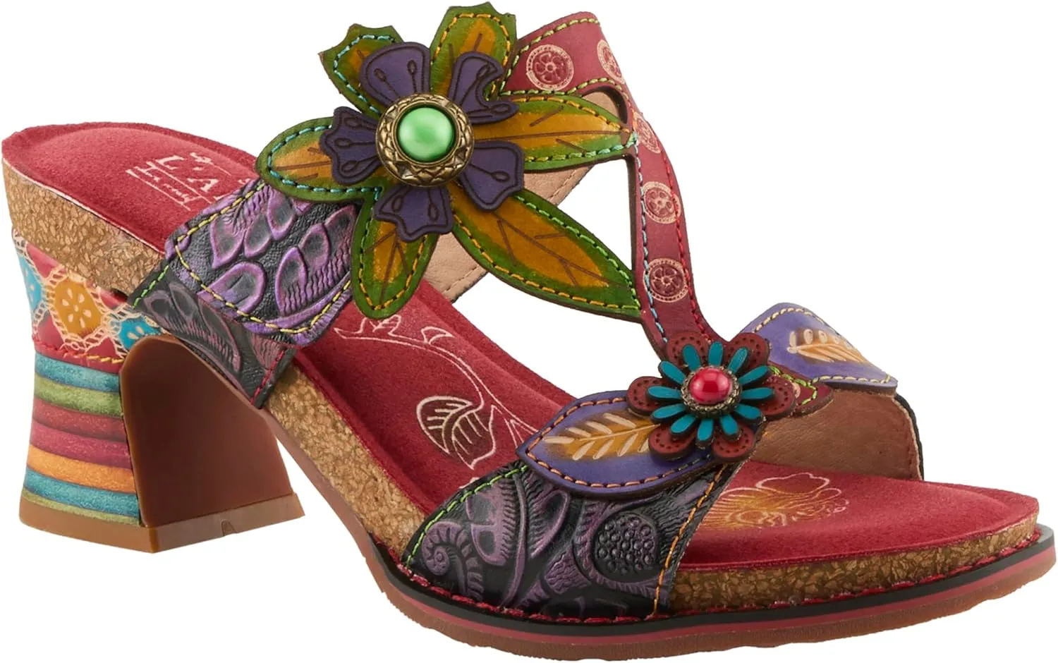 Spring Step L'Artiste Women's Rossie Slide High Heel Sandal