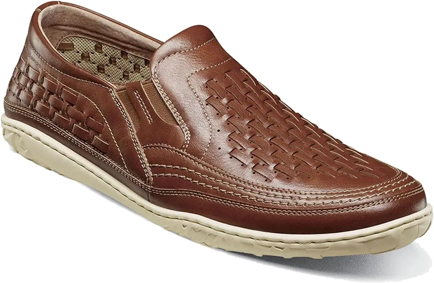 Stacy Adams Mens 25656-243 Driving Style Loafer, Sienna, 9 US