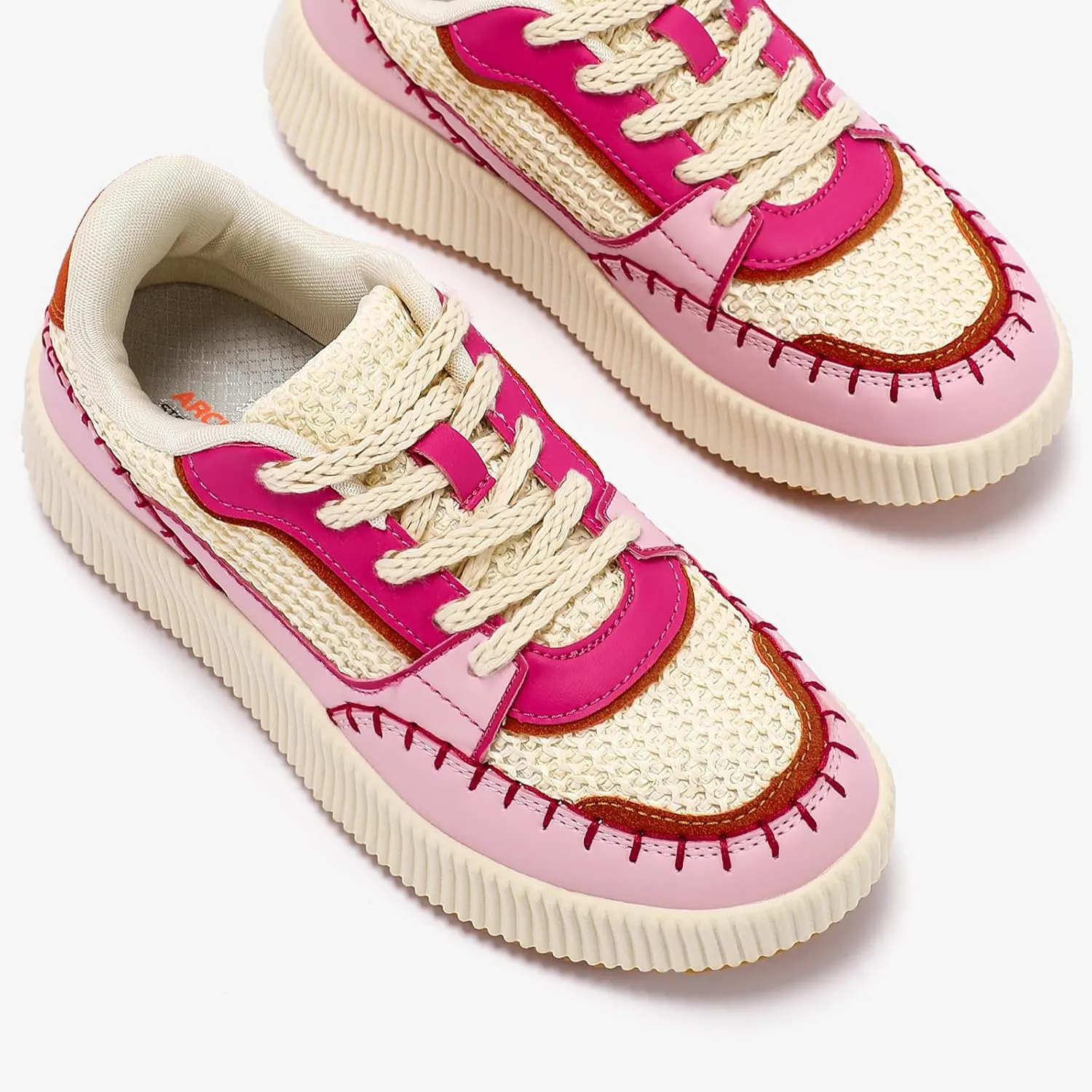 STQ Platform Sneakers Women Fashion Shoes 2024 Orthopedic Walking Shoes with Plantar Fasciitis