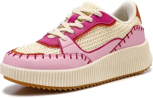 STQ Platform Sneakers Women Fashion Shoes 2024 Orthopedic Walking Shoes with Plantar Fasciitis
