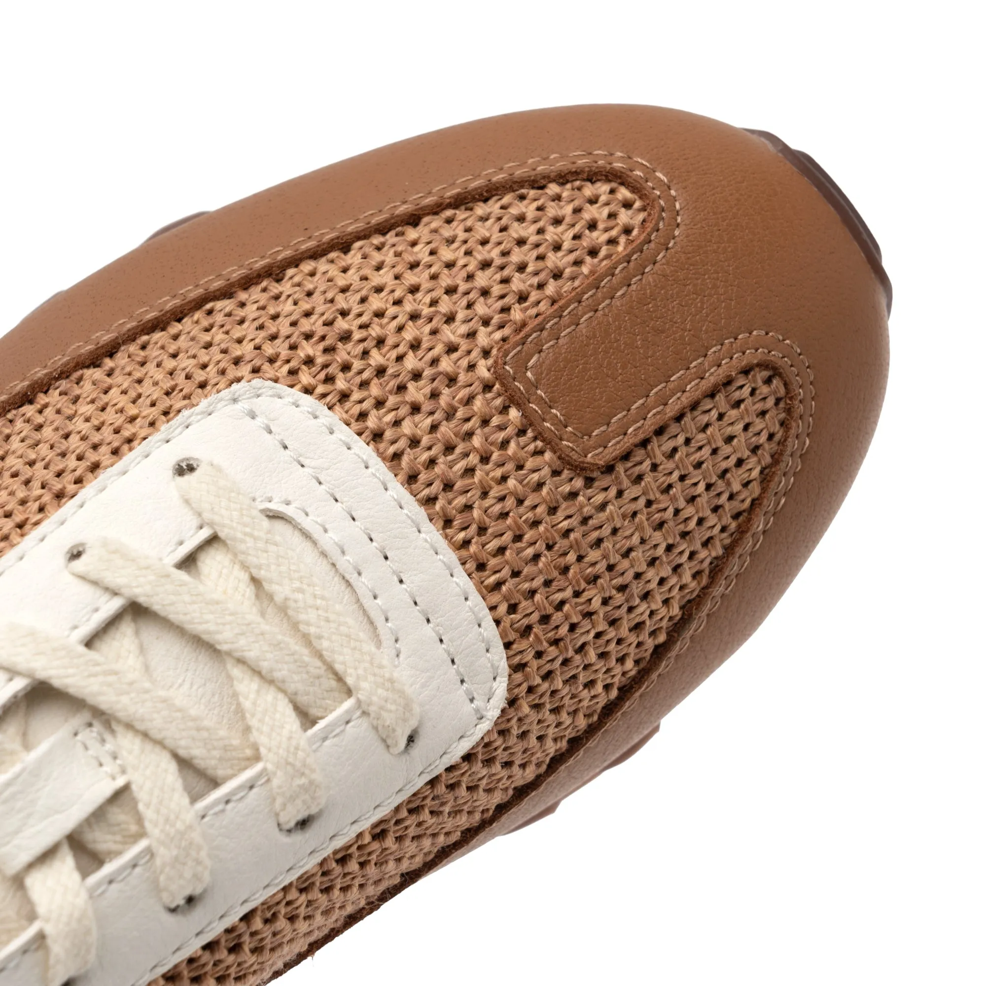 STRAW RUNNING,BROWN/ ANTIQUE WHITE