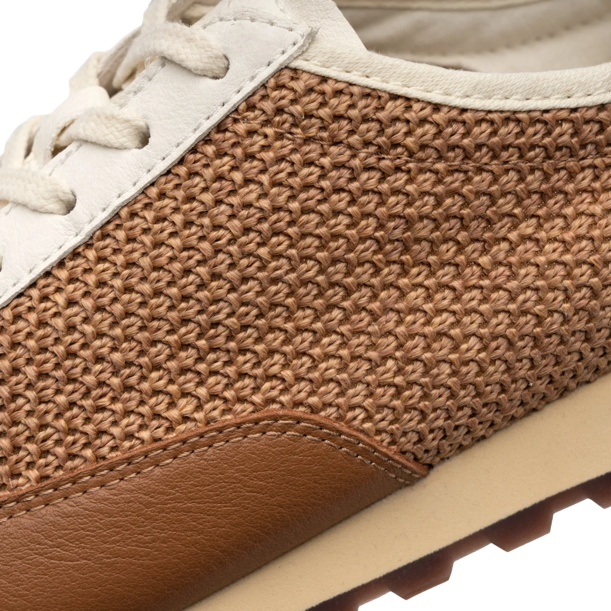 STRAW RUNNING,BROWN/ ANTIQUE WHITE