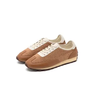 STRAW RUNNING,BROWN/ ANTIQUE WHITE