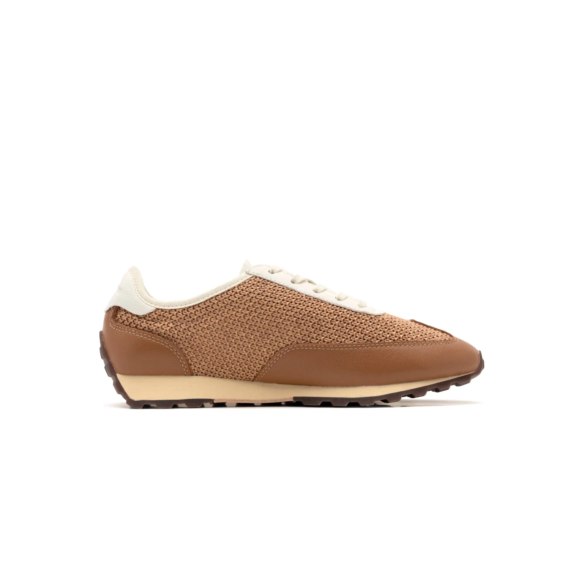 STRAW RUNNING,BROWN/ ANTIQUE WHITE
