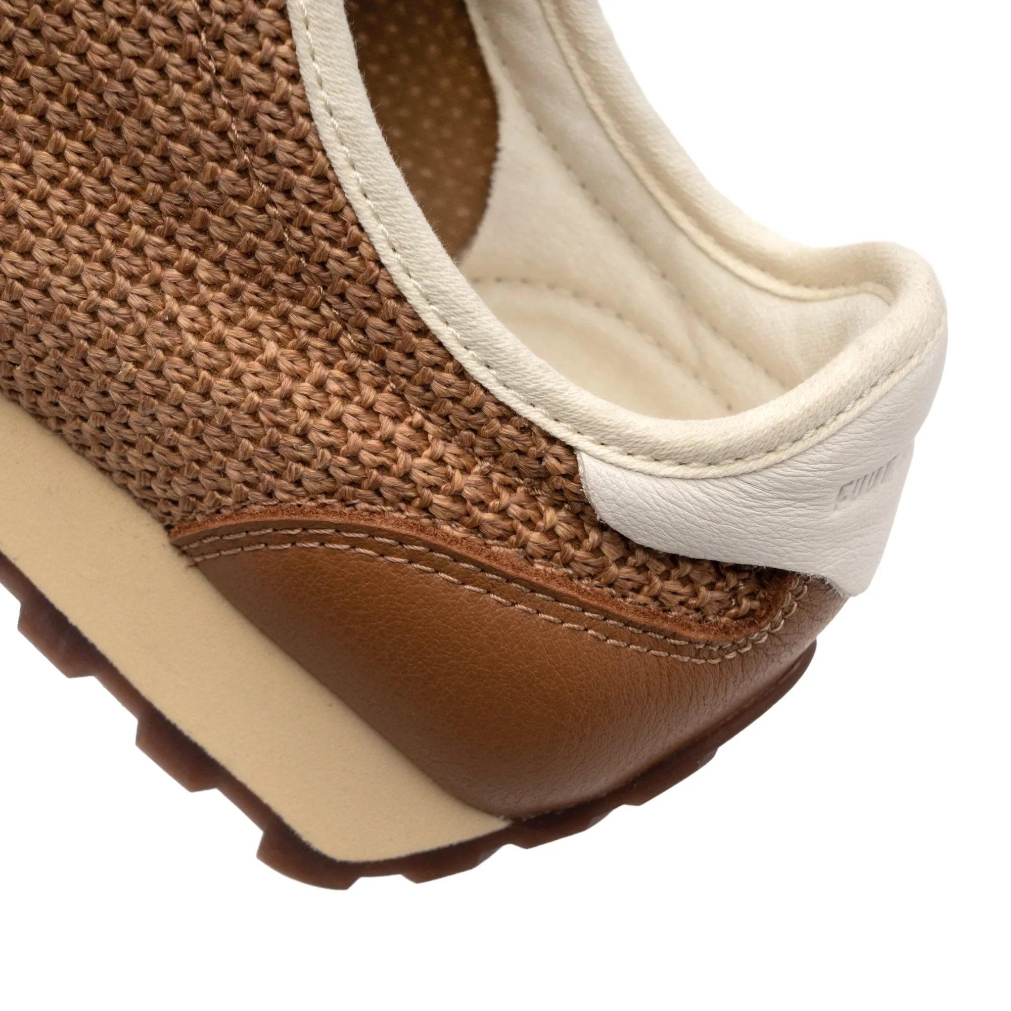STRAW RUNNING,BROWN/ ANTIQUE WHITE