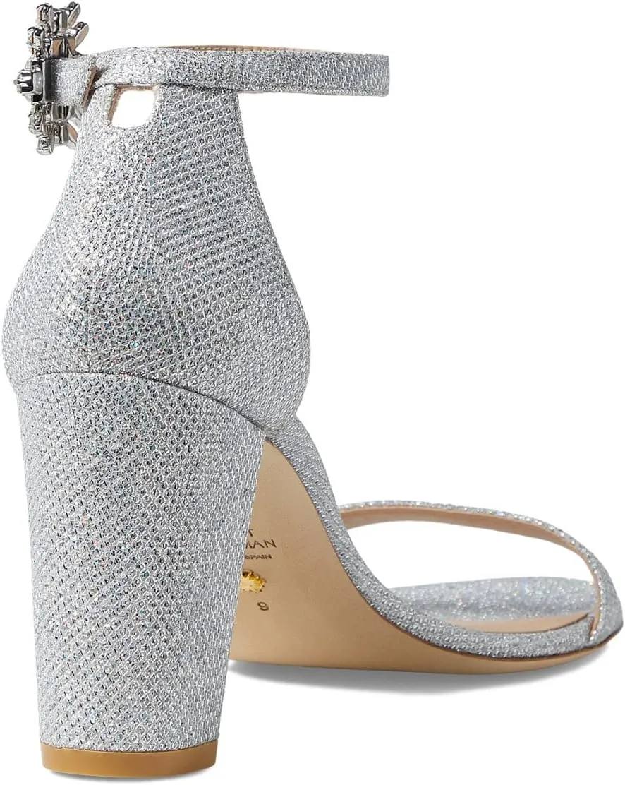 Stuart Weitzman Nearlynude Crystal Nova Sandal