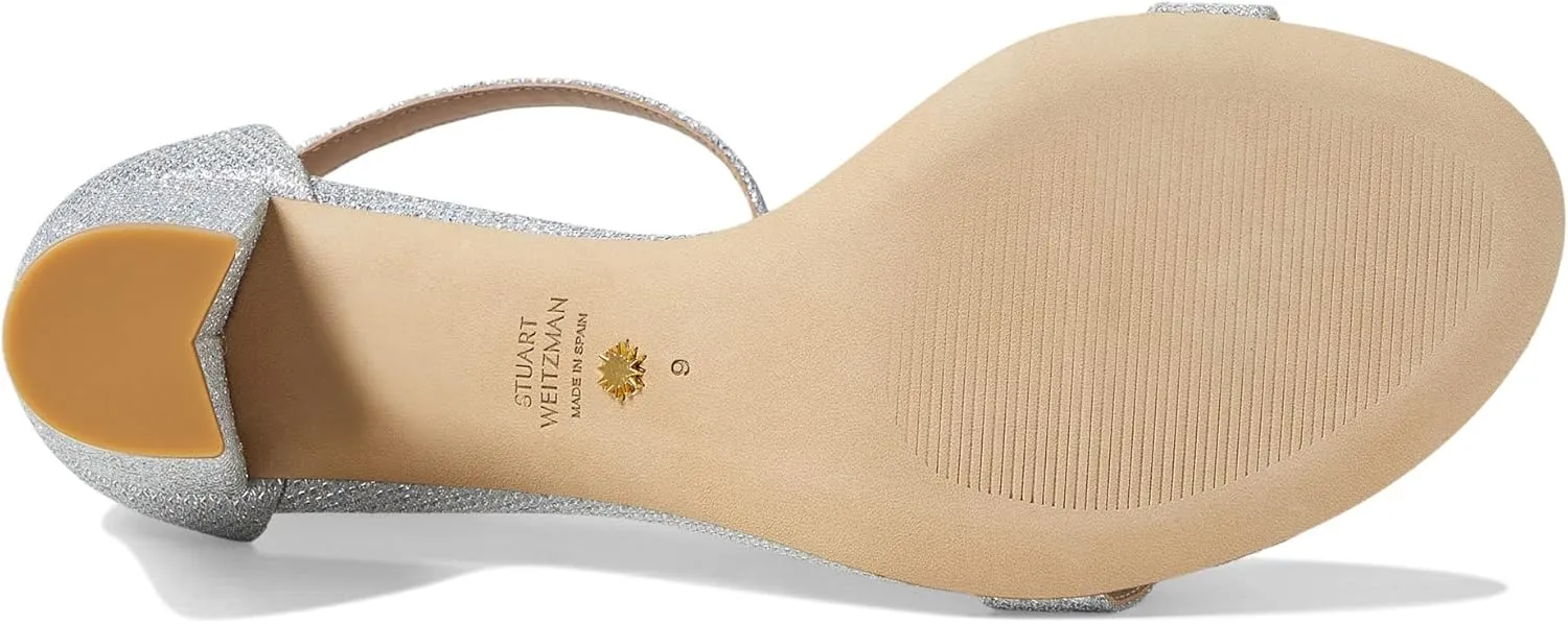 Stuart Weitzman Nearlynude Crystal Nova Sandal