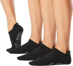 TAVI Women’s Savvy Grip Socks, Multi-Pack - Pilates Socks with Grips for Women, Slipper Socks for Pilates, Yoga, and Ballet