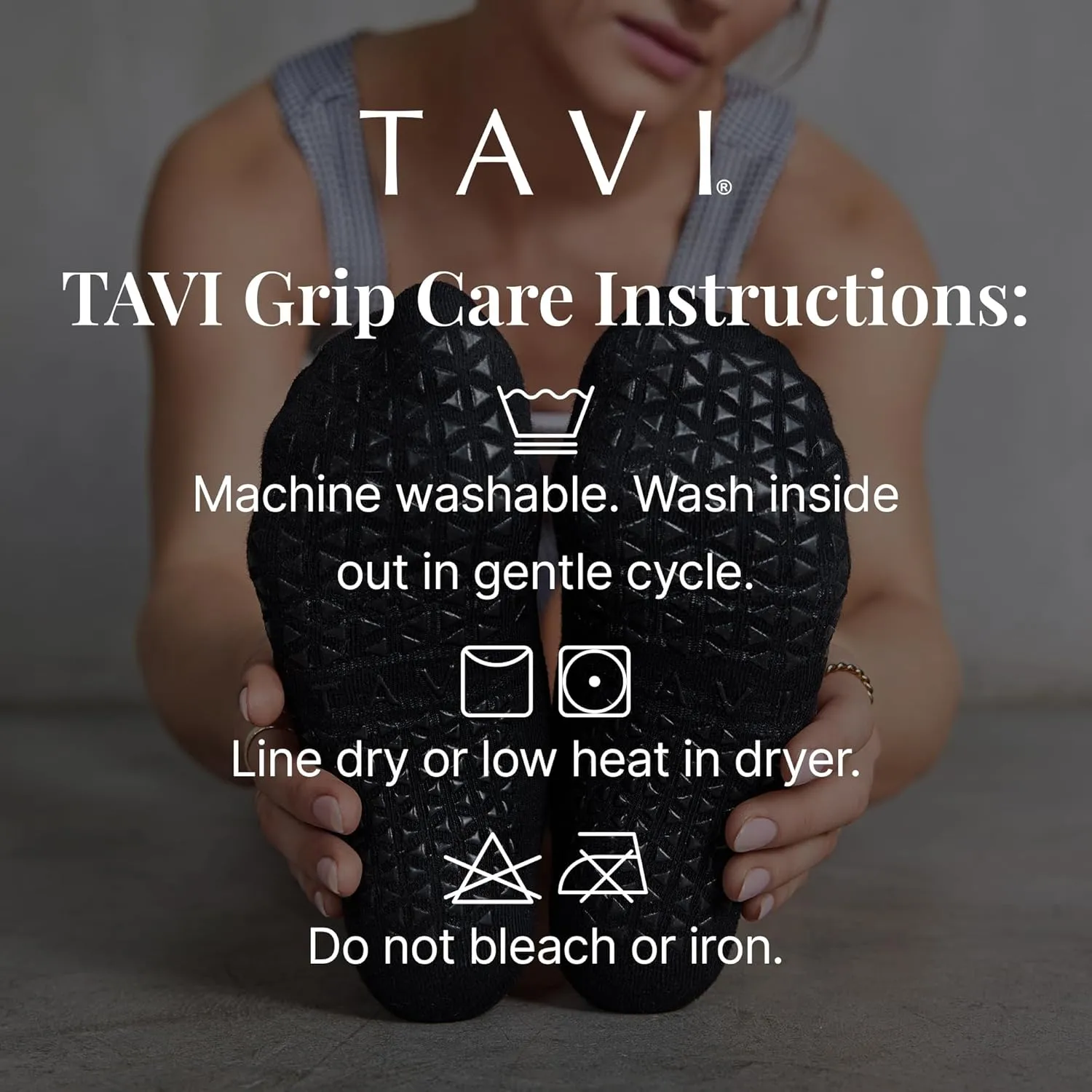 TAVI Women’s Savvy Grip Socks - Pilates for Women, Slipper, Yoga, and Ballet, Barre