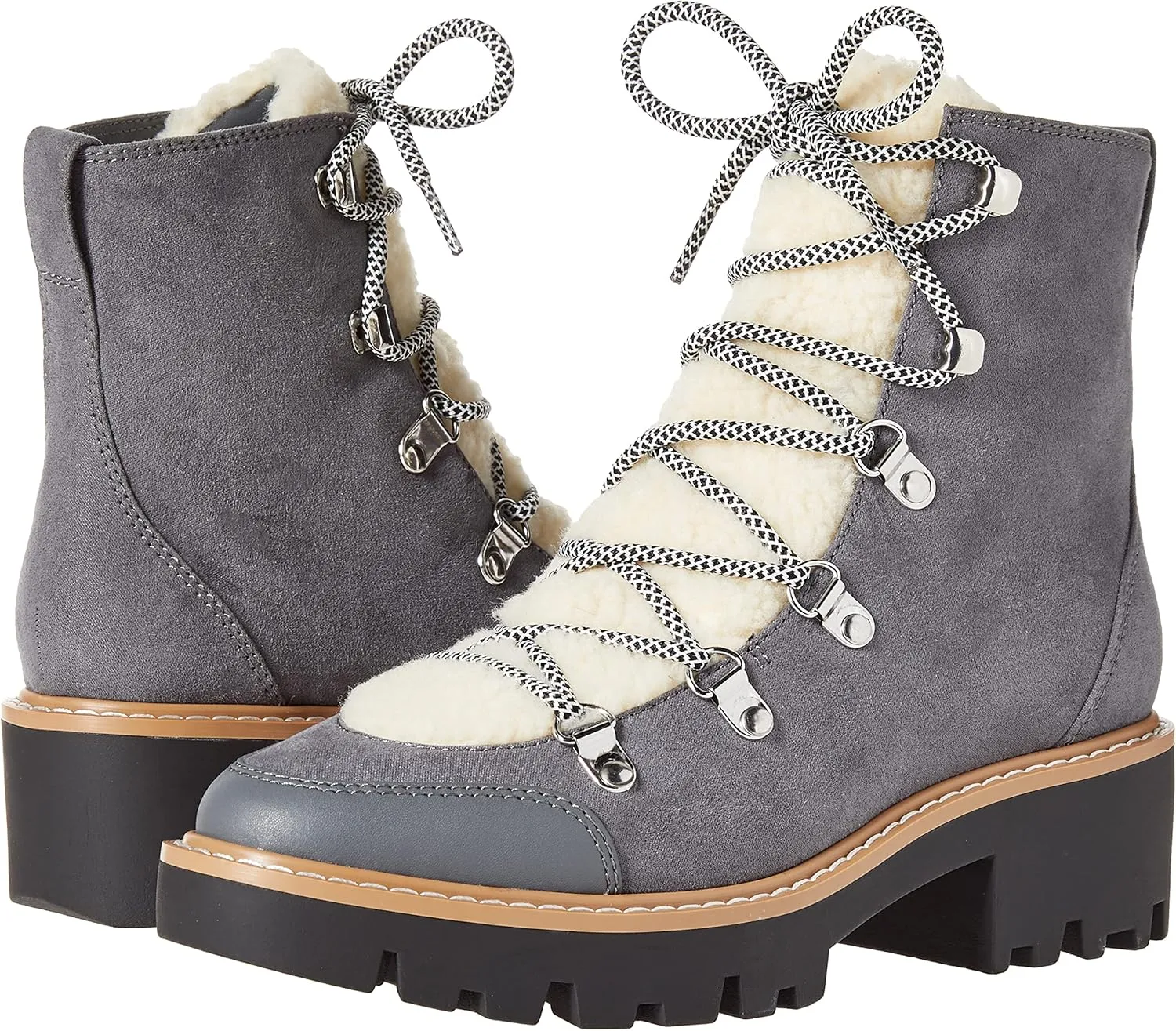 The Drop Women's Caleb Shearling Hiking Boot Hi-Top