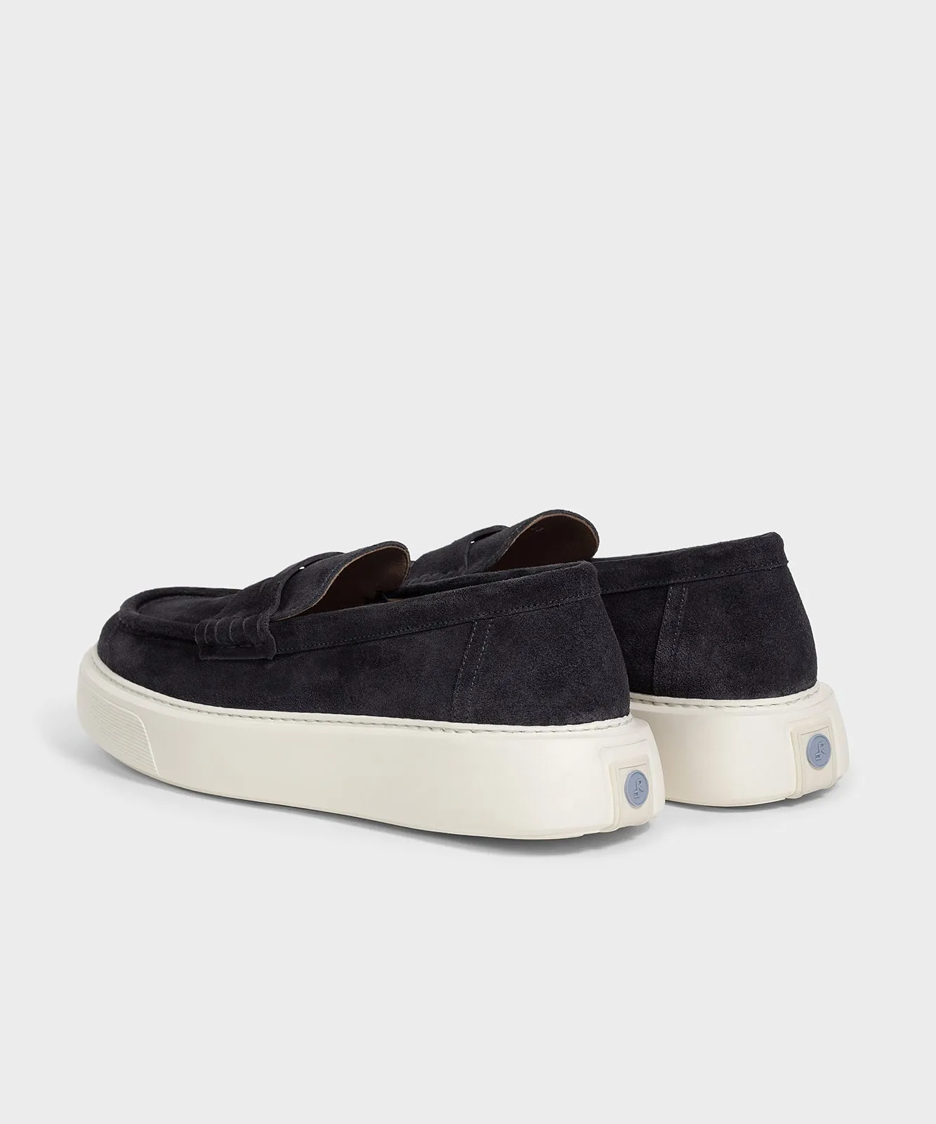 The Loafer Navy Blue Suede