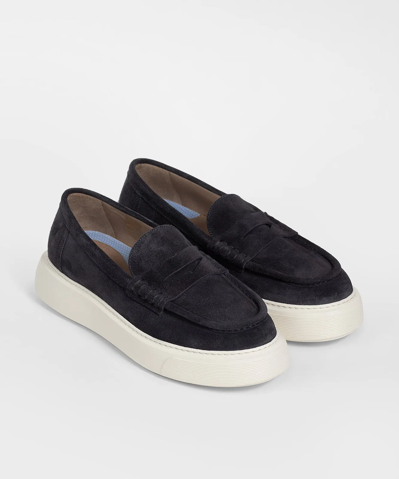 The Loafer Navy Blue Suede