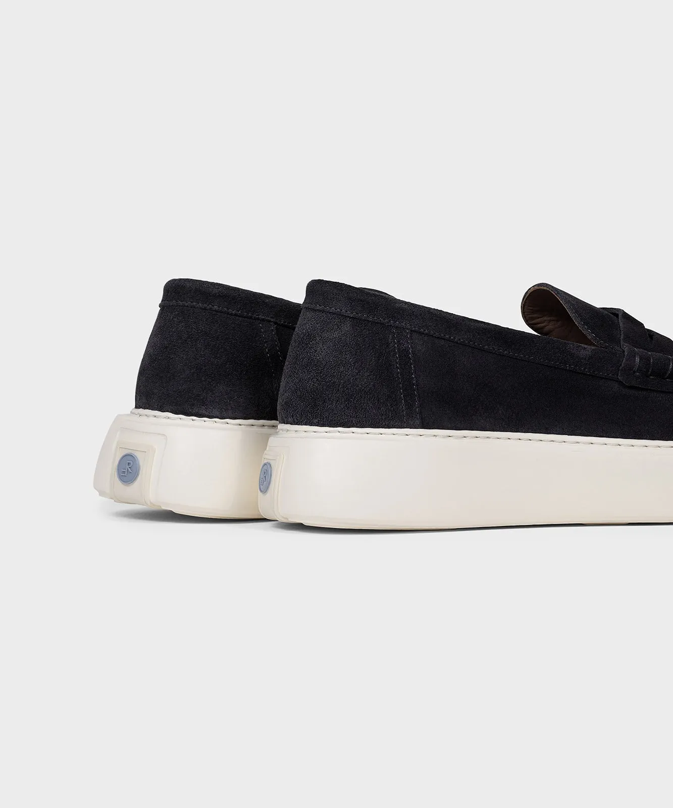 The Loafer Navy Blue Suede