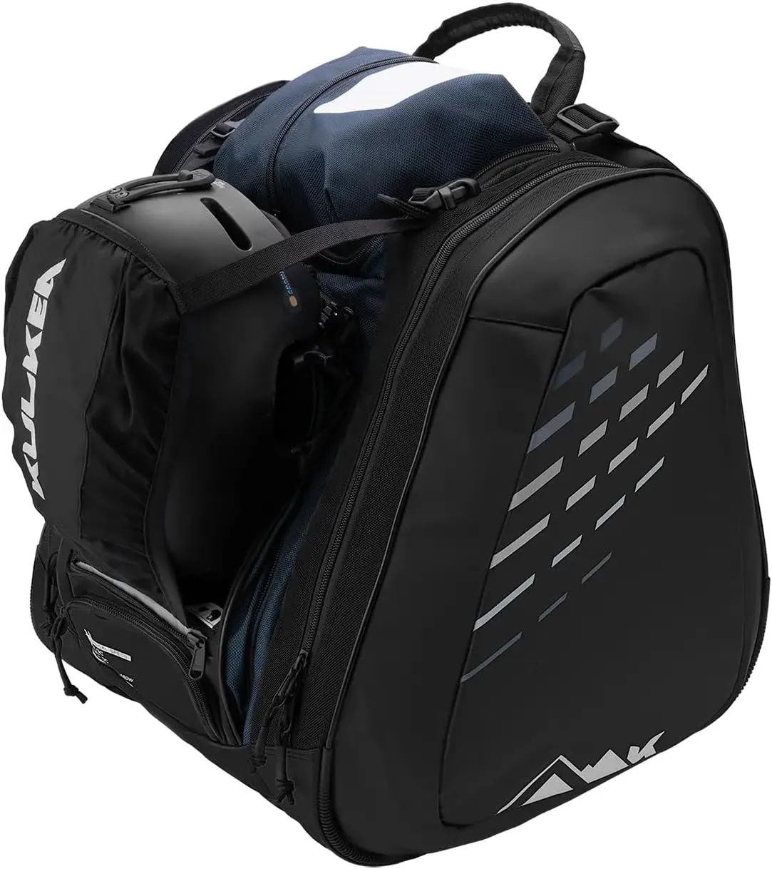 Thermal Trekker Heated Ski Boot Backpack - Heated, Insulated Ski Boot Bag For Maximum Gear & Boot Storage - 3 Heat Settings - 20V Wall Plug & 12V Auto Plug