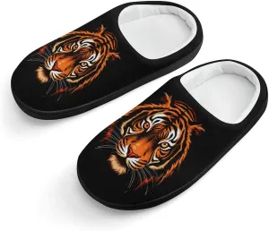 Tiger Kids Slippers for Girls Boys Winter Warm Plush Slip On House Slippers for Indoor Outdoor