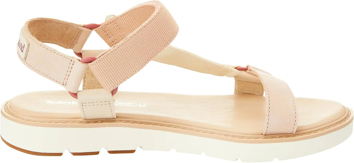 Timberland Women's Bailey Park Fabric/Leather Strap Sandal