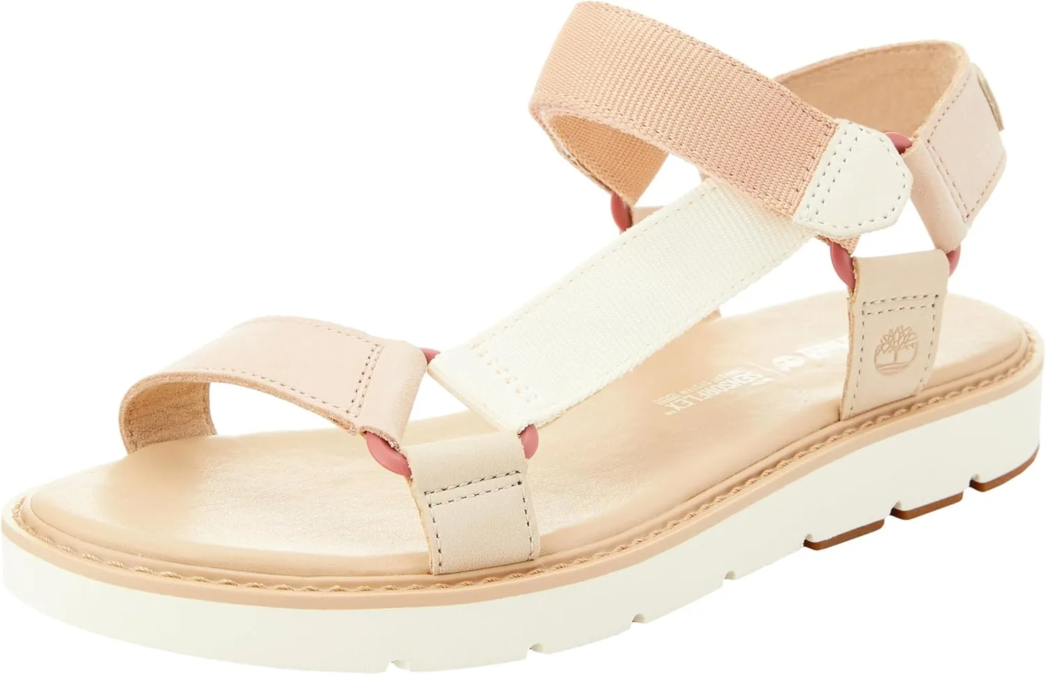 Timberland Women's Bailey Park Fabric/Leather Strap Sandal