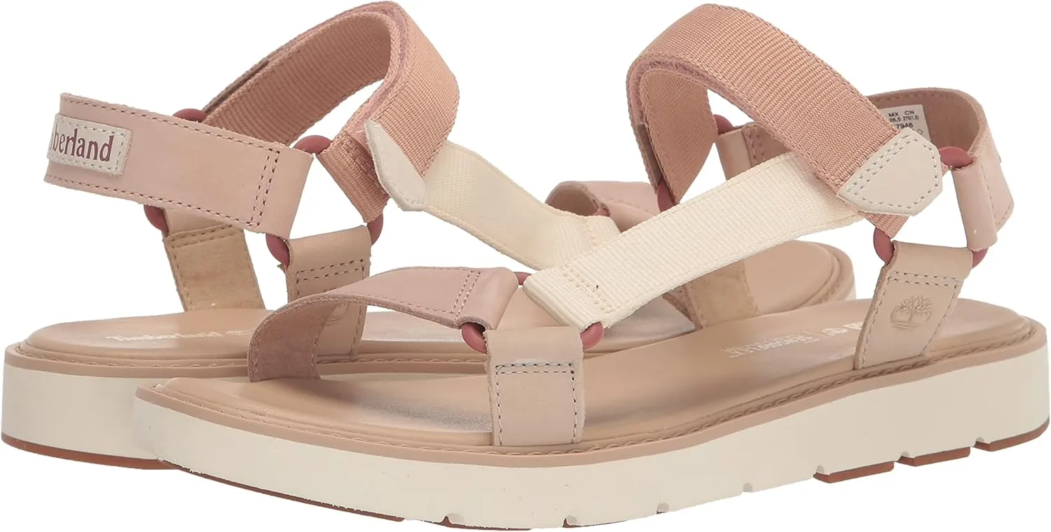 Timberland Women's Bailey Park Fabric/Leather Strap Sandal
