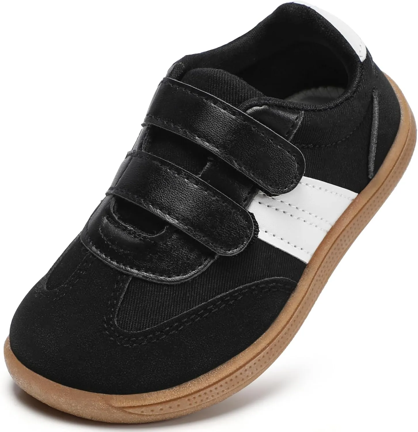 Toddler Wide Toe Box Shoes:Boys Barefoot Shoes Kids Walking Shoes Boy Sneakers Non-Slip Zero Drop Shoes,Toddler First Walking Shoes Comfort Tennis Outdoor Activities