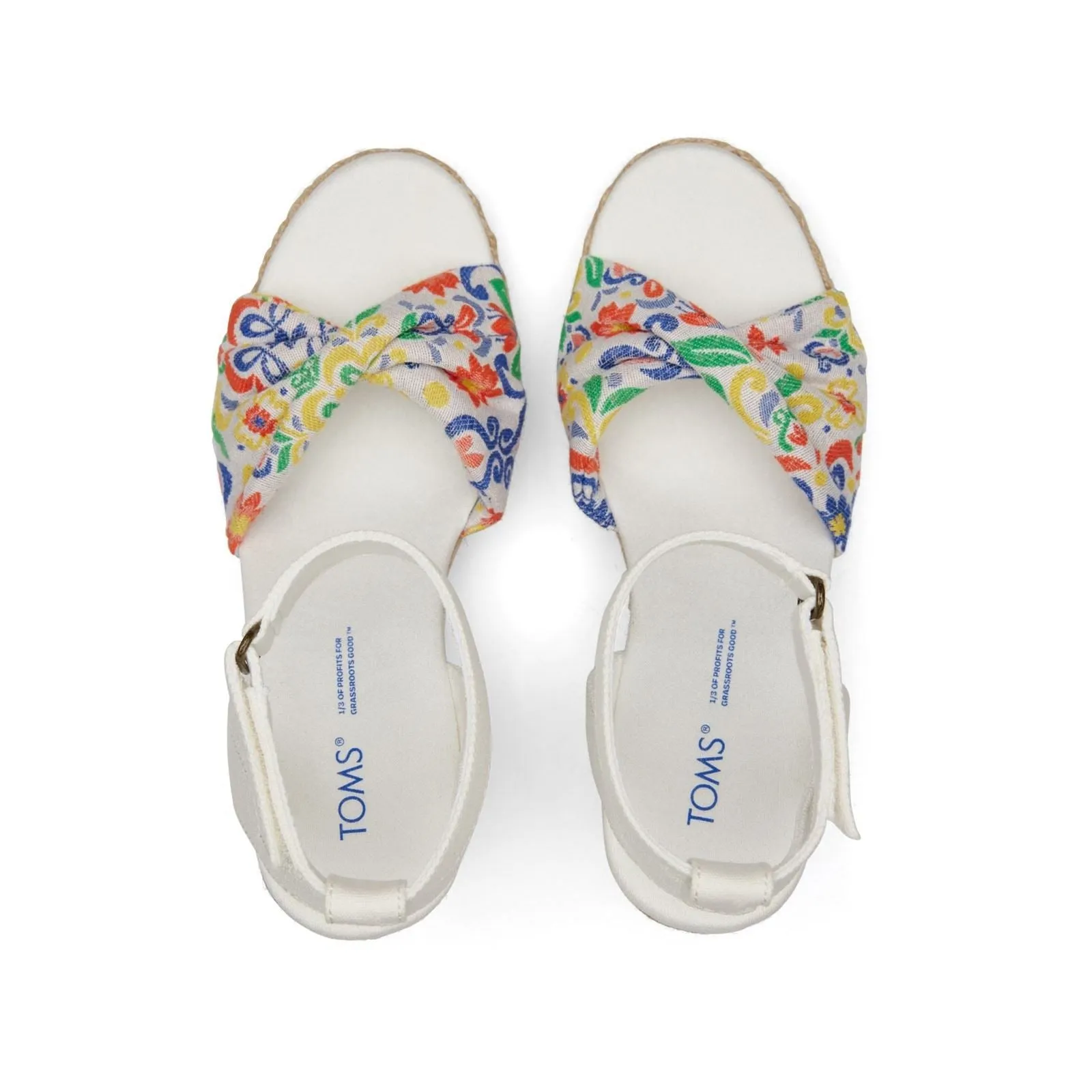TOMS Women's Marisela Sandal in White