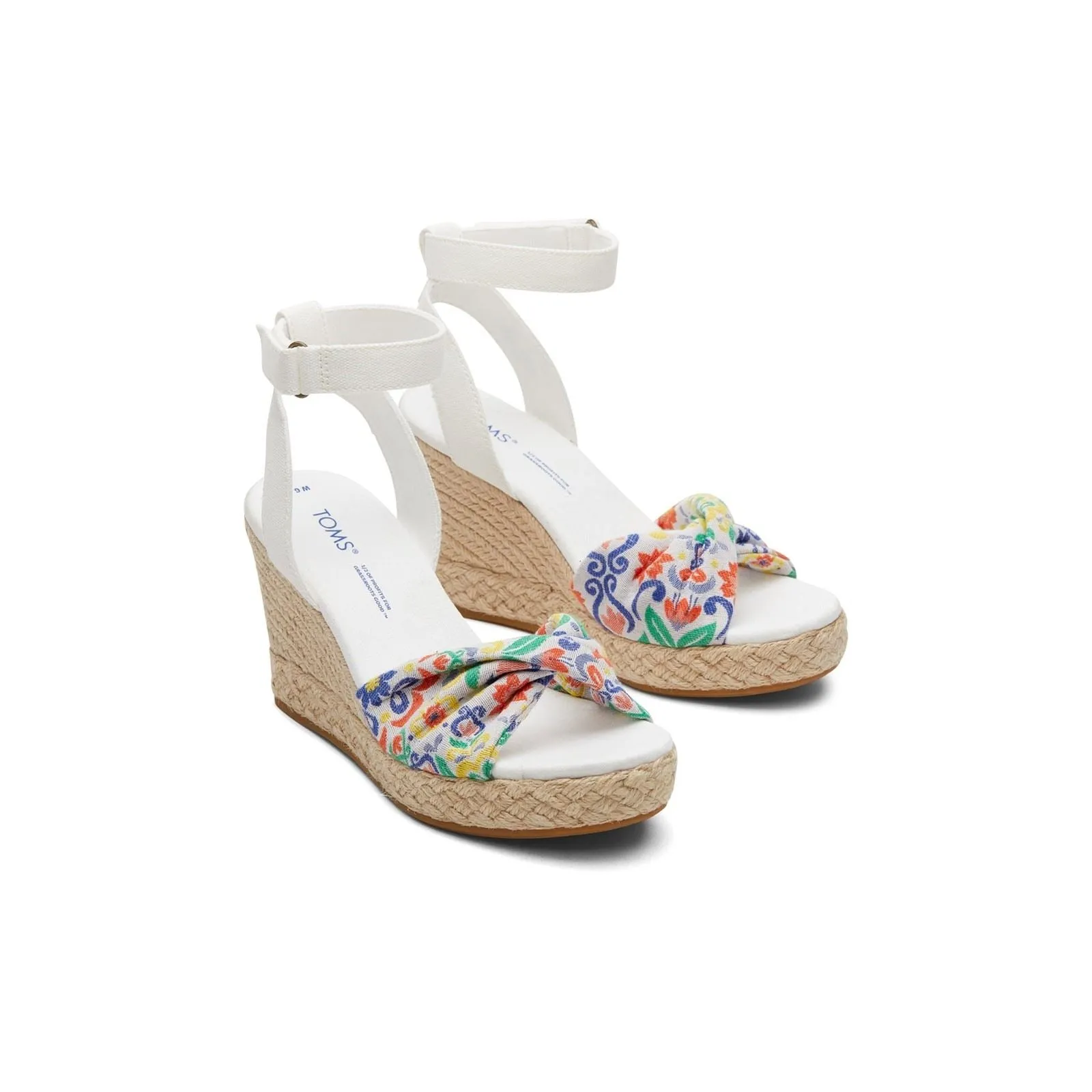 TOMS Women's Marisela Sandal in White