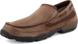 Twisted X Men's Cellstretch Casual Slip-on Leather Shoes Driving Style Loafer