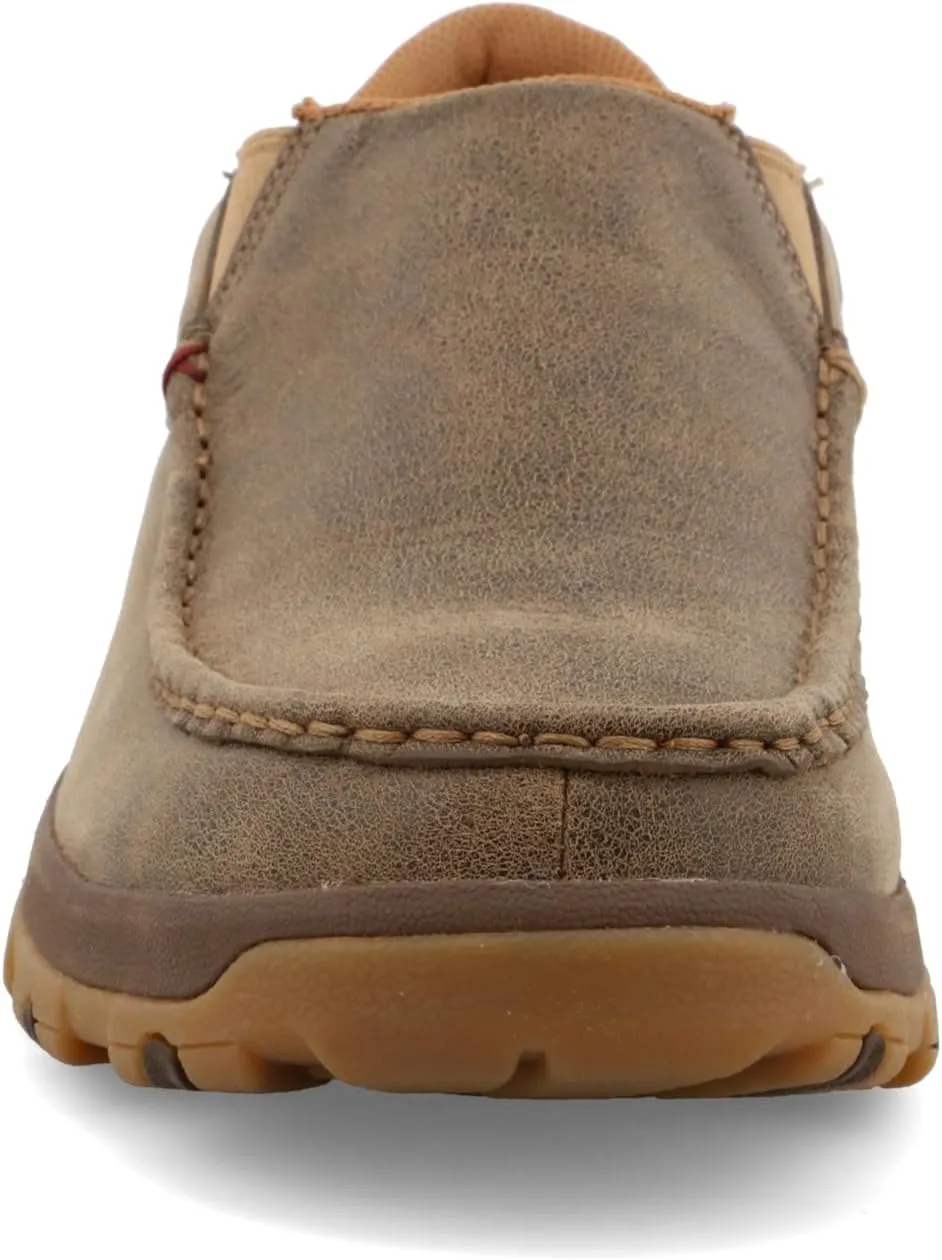 Twisted X Men's Cellstretch Casual Slip-on Leather Shoes Driving Style Loafer