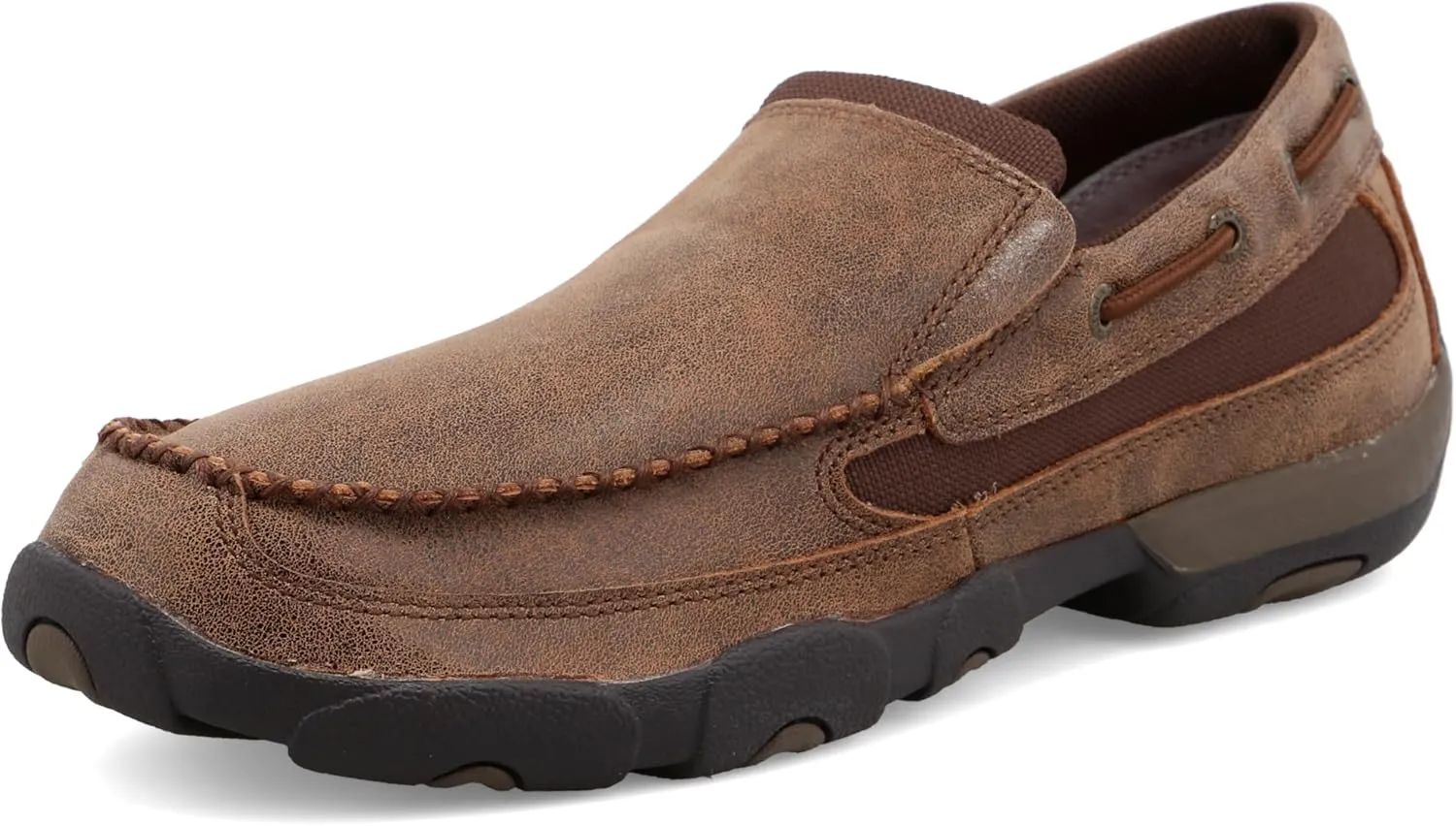 Twisted X Men's Cellstretch Casual Slip-on Leather Shoes Driving Style Loafer