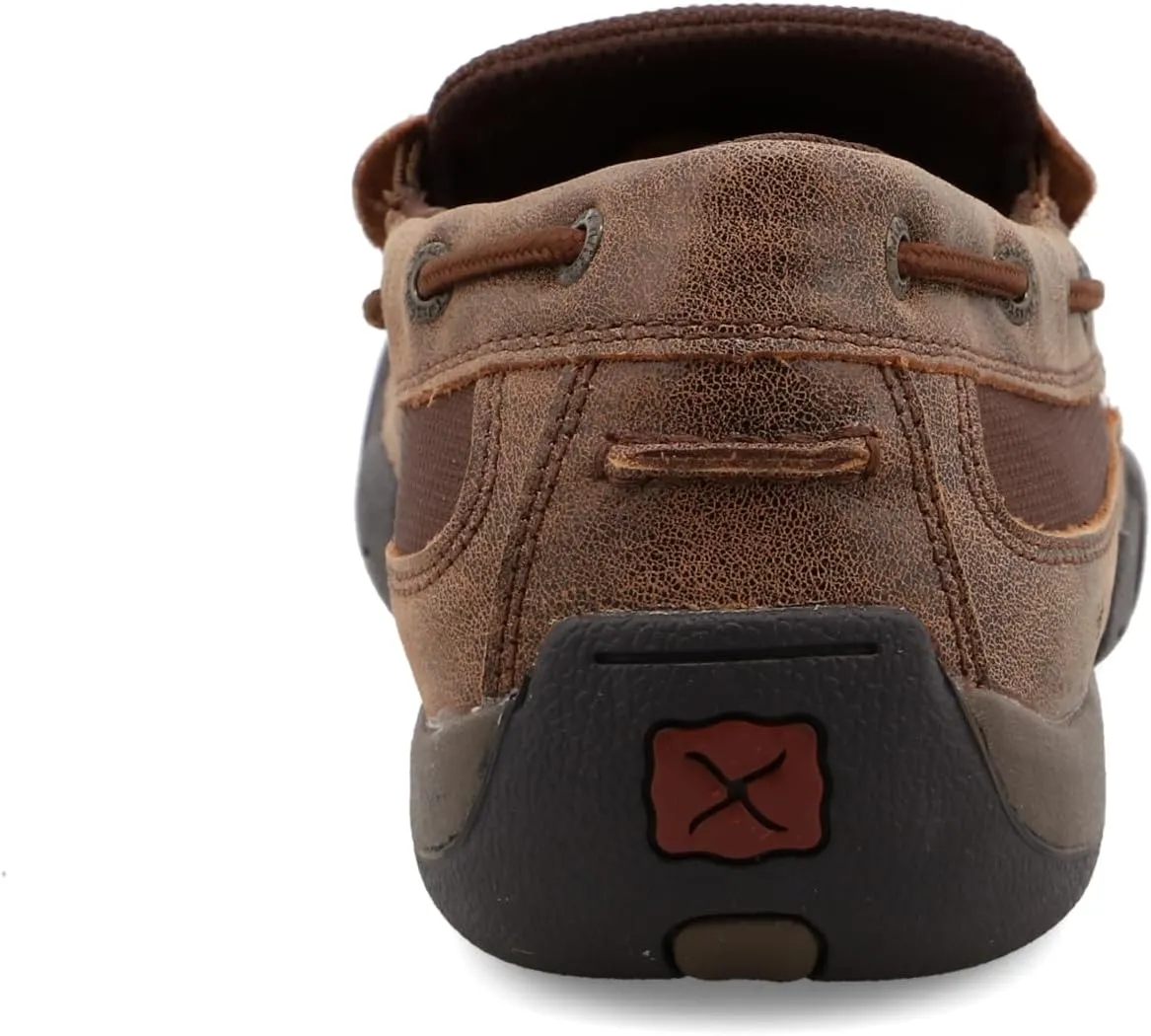 Twisted X Men's Cellstretch Casual Slip-on Leather Shoes Driving Style Loafer
