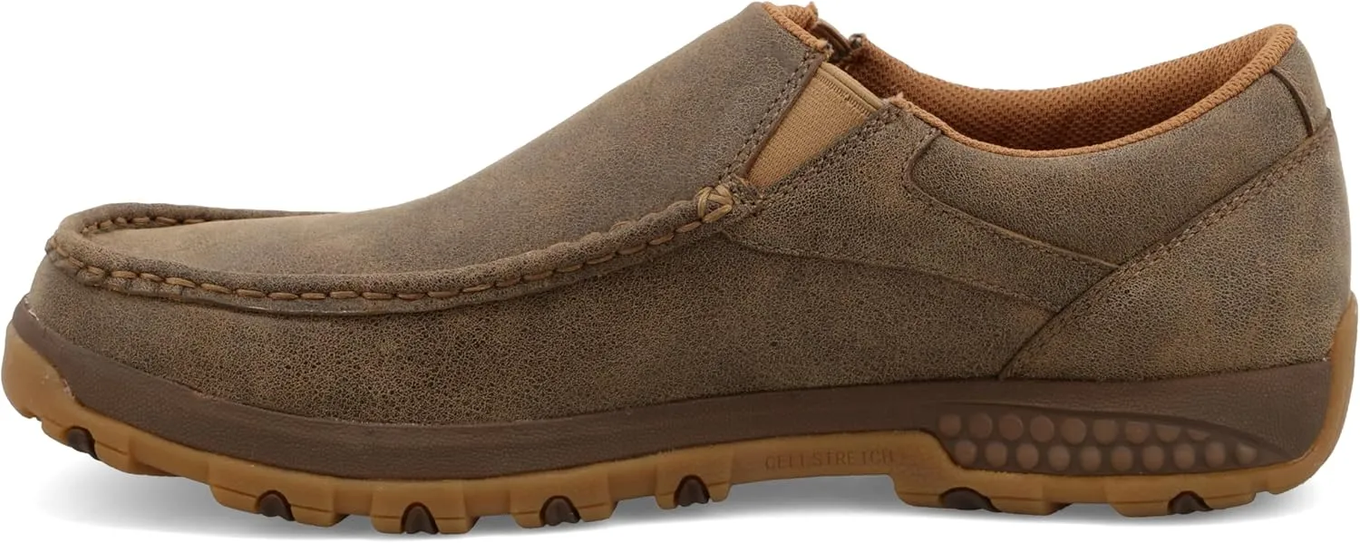 Twisted X Men's Cellstretch Casual Slip-on Leather Shoes Driving Style Loafer