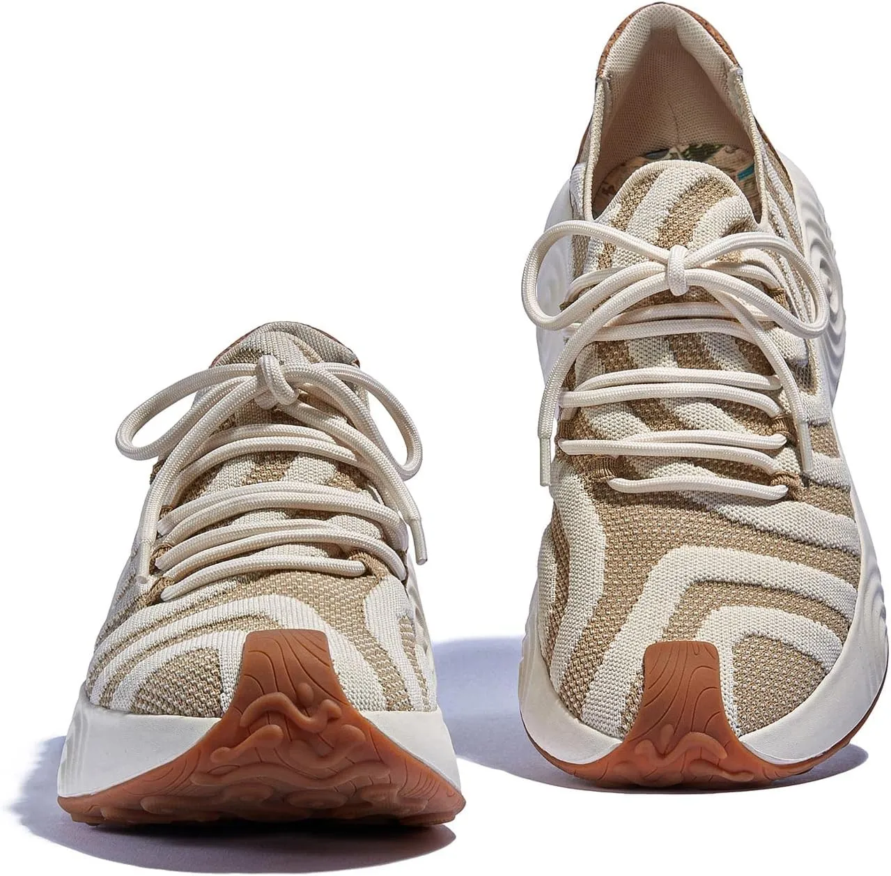 UIN Men's Platform Walking Shoes Casual Comfortable Art Painted Travel Fashion Sneaker Brava