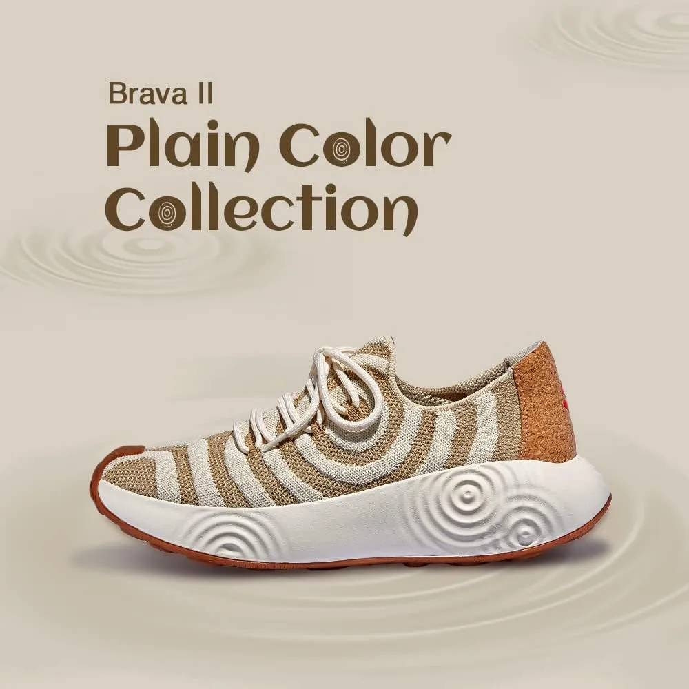 UIN Men's Platform Walking Shoes Casual Comfortable Art Painted Travel Fashion Sneaker Brava