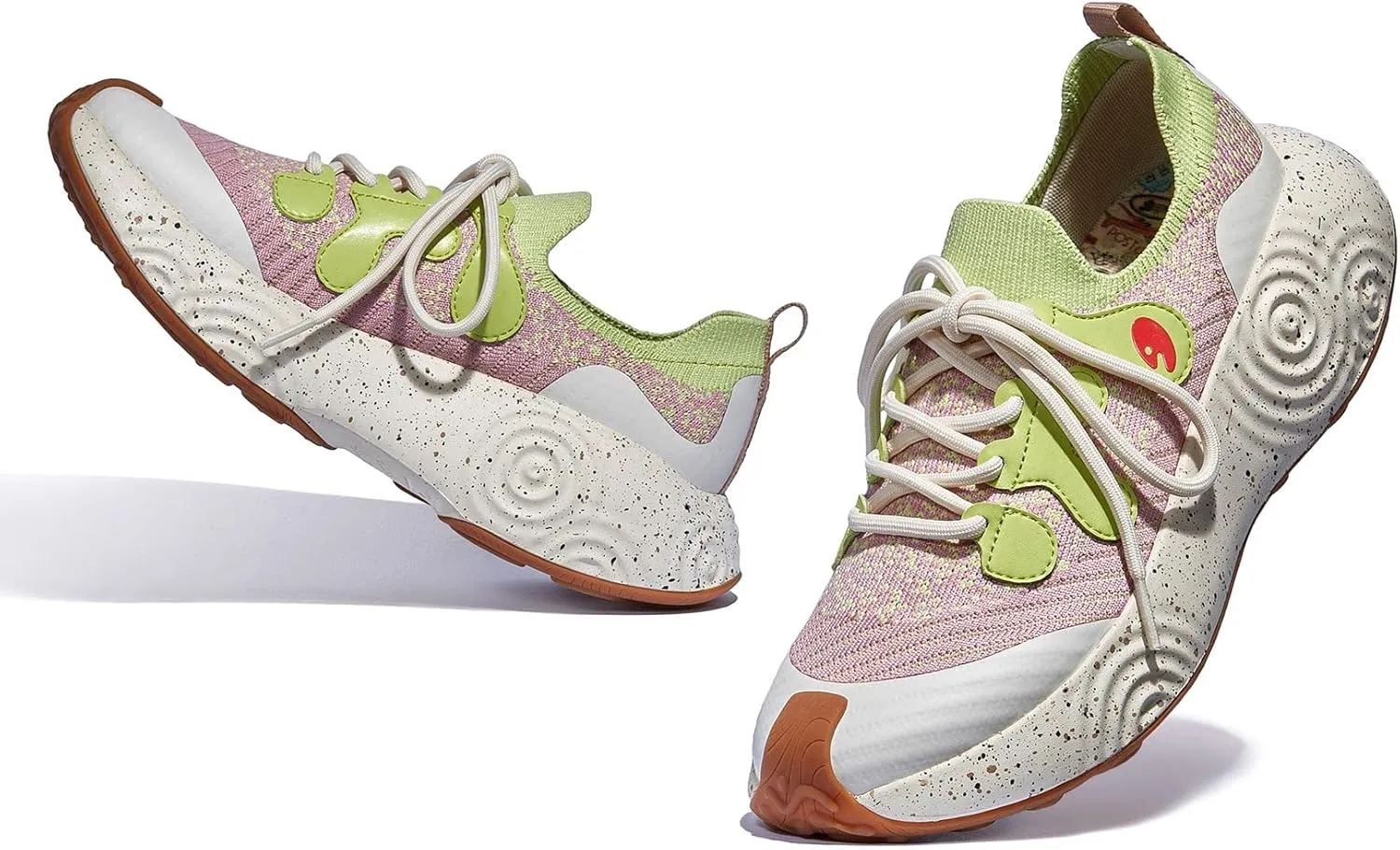 UIN Women's Platform Walking Shoes Casual Comfortable Art Painted Travel Fashion Sneaker Brava